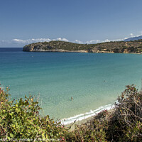 Buy canvas prints of Voulisma Beach, Crete, Greece by Kasia Design