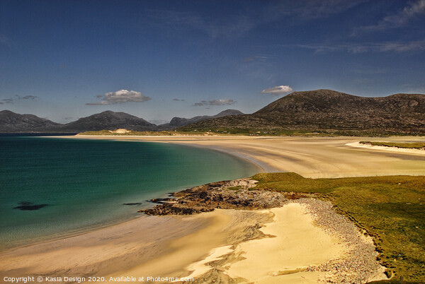 Seilebost and Luskentyre, Isle of Harris, Scotland Picture Board by Kasia Design