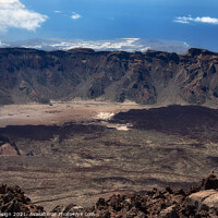 Buy canvas prints of El Teide View of Caldera, Tenerife, Spain by Kasia Design