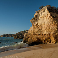 Buy canvas prints of Praia de Dona Ana, Algarve, Portugal by Kasia Design