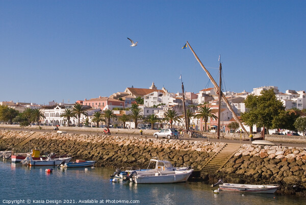 Lagos Waterfront, Algarve, Portugal Picture Board by Kasia Design