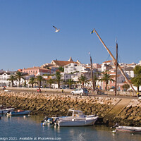 Buy canvas prints of Lagos Waterfront, Algarve, Portugal by Kasia Design