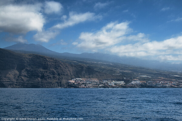Los Gigantes and the Mountains, Tenerife, Spain Picture Board by Kasia Design