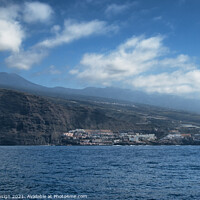 Buy canvas prints of Los Gigantes and the Mountains, Tenerife, Spain by Kasia Design