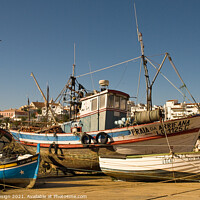 Buy canvas prints of Old Harbour, Lagos, Algarve, Portugal by Kasia Design