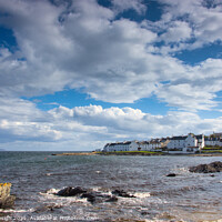 Buy canvas prints of Port Charlotte across the Bay, Islay by Kasia Design
