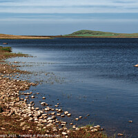 Buy canvas prints of Blue Waters of Loch Gorm, Islay by Kasia Design