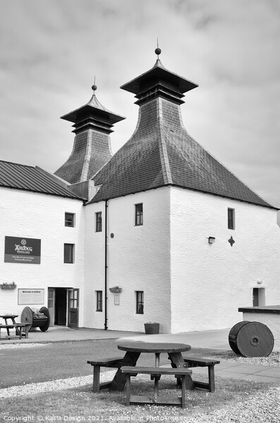 Welcome to Ardbeg Distillery, Islay, Scotland Picture Board by Kasia Design