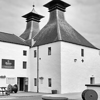 Buy canvas prints of Welcome to Ardbeg Distillery, Islay, Scotland by Kasia Design