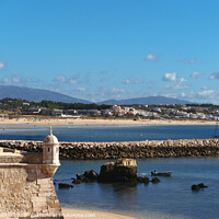 Buy canvas prints of Fort Ponta da Bandeira, Lagos, Algarve, Portugal by Kasia Design
