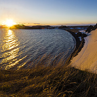 Buy canvas prints of Myvatn Sunset by Susan Witterick