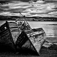 Buy canvas prints of Salen Shipwrecks, Isle of Mull by Rosalind White