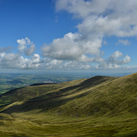 Buy canvas prints of View from Pen Y Fan by Rosalind White