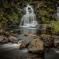 Buy canvas prints of Waterfall at Fairy Pools, Isle of Skye by Rosalind White
