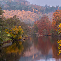 Buy canvas prints of Autumn reflections in the River Dee  by Clive Ashton