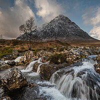 Buy canvas prints of Buachaille Etive Mor in Winter by Clive Ashton