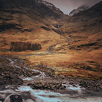 Buy canvas prints of Glencoe in Winter by Clive Ashton