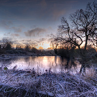 Buy canvas prints of Winter Dawn by Clive Ashton