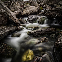 Buy canvas prints of Mountain stream by Clive Ashton