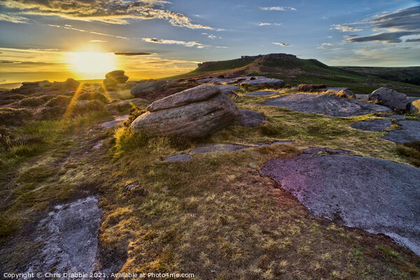 Higger Tor from Carl Wark Picture Board by Chris Drabble