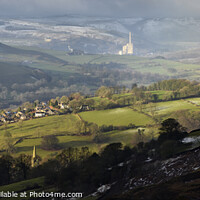 Buy canvas prints of Hathersage from Mitchell Field by Chris Drabble