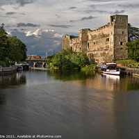 Buy canvas prints of Newark Castle at sunset by Chris Drabble