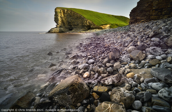 Nash Point at sunrise Picture Board by Chris Drabble