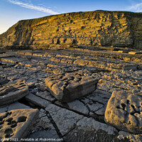 Buy canvas prints of Dunraven Bay by Chris Drabble