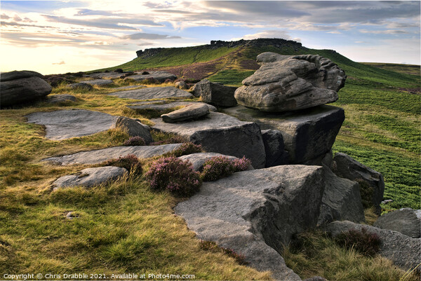 Higger Tor from Carl Wark Picture Board by Chris Drabble
