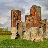 Buy canvas prints of Torksey Castle by Chris Drabble