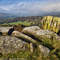 Buy canvas prints of The view from Carhead Rocks by Chris Drabble