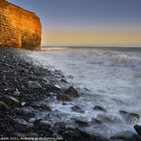 Buy canvas prints of Nash Point sunset by Chris Drabble