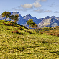 Buy canvas prints of Bla Bheinn from the Torrin road by Chris Drabble
