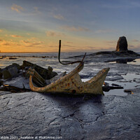Buy canvas prints of The wreck of the Admiral Von Tromp and Black Nab a by Chris Drabble