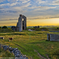 Buy canvas prints of The Magpie Mine (at sunset) by Chris Drabble