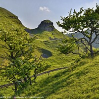 Buy canvas prints of Peter's Stone in Cressbrook Dale by Chris Drabble