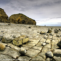 Buy canvas prints of Rhoose Point and Cliffs by Chris Drabble