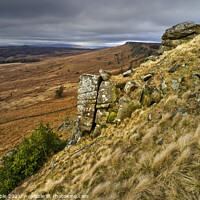 Buy canvas prints of Stanage Edge by Chris Drabble