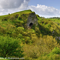 Buy canvas prints of Thor's Cave from Wetton by Chris Drabble