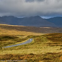 Buy canvas prints of An Teallach and Destitution road by Chris Drabble