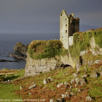 Buy canvas prints of Gylen Castle in light by Chris Drabble