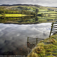 Buy canvas prints of Reflections on Ladybower Reservior by Chris Drabble
