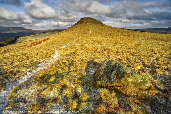 Crook Hill in Winter Picture Board by Chris Drabble
