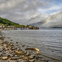 Buy canvas prints of Luss, on the west bank of Loch Lomond by Chris Drabble