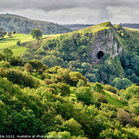 Buy canvas prints of Thor's Cave and the Manifold Valley by Chris Drabble