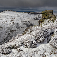 Buy canvas prints of Grindslow from Nether Tor by Chris Drabble