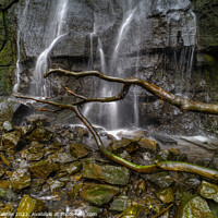 Buy canvas prints of Little Waterfall Swallet by Chris Drabble