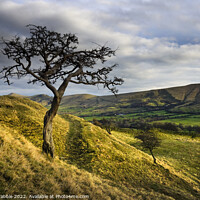 Buy canvas prints of Edale from Broardlee Bank by Chris Drabble