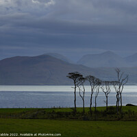 Buy canvas prints of Winter light on Raasay by Chris Drabble