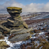 Buy canvas prints of The Salt Cellar in Winter by Chris Drabble